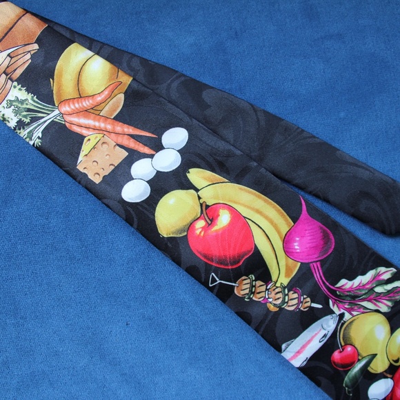 Clip on Produce Grocery Tie - Black - Picture 2 of 6